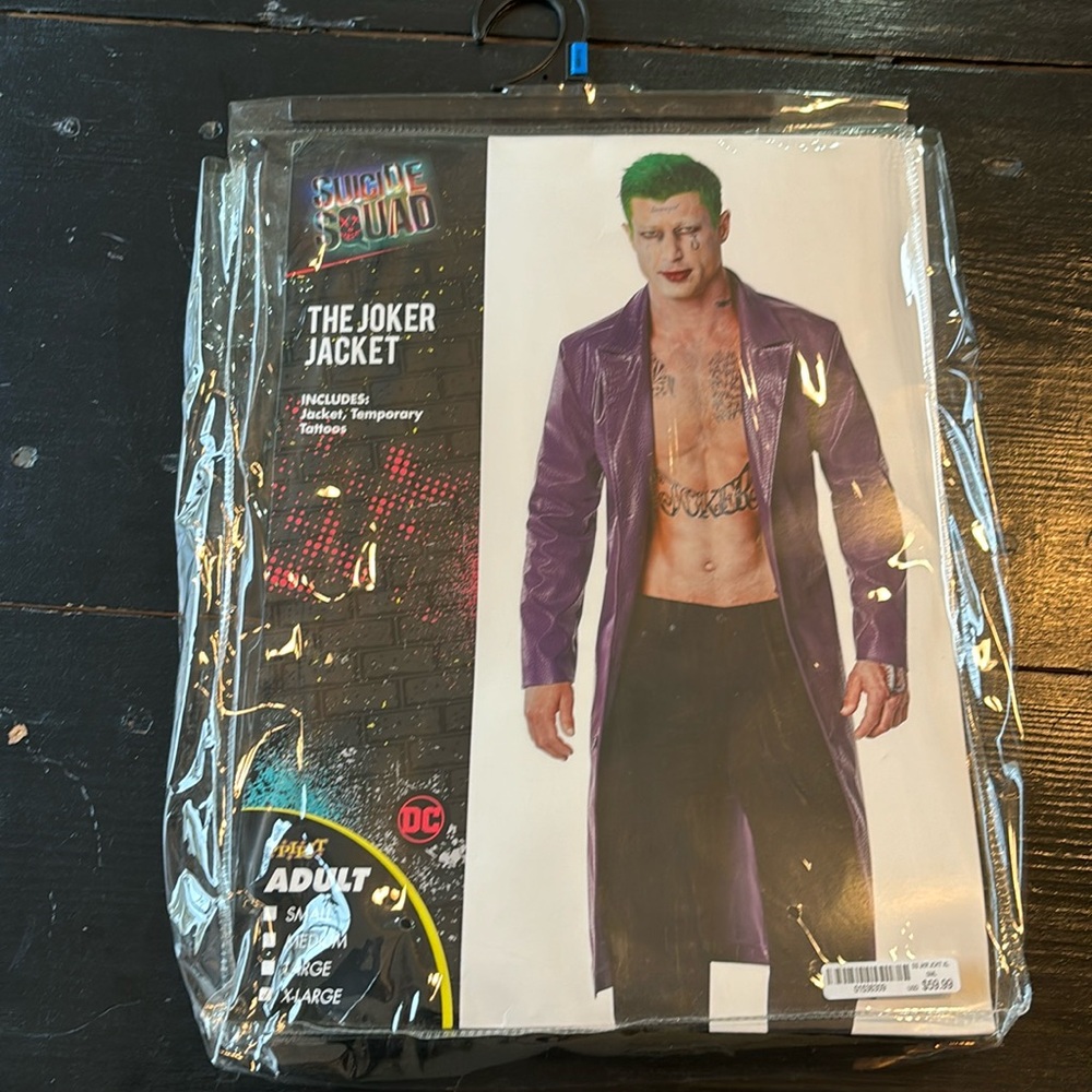 Adult Joker Jacket - Suicide Squad